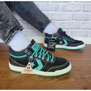 ⭐Converse x Liverpool FC Fastbreak Pro Mid 7 Womens Shoes Sneakers Black A12785C